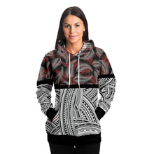 Polynesian Design Pullover Hoodie - Atikapu 00291-Fashion Hoodie - AOP-Atikapu