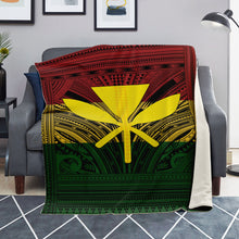 Kanaka Maoli Hawaii Microfleece Blanket-Premium Microfleece Blanket - AOP-Atikapu
