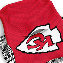 Kansas City Chiefs Dog Hoodies-Athletic Dog Zip-Up Hoodie - AOP-Atikapu