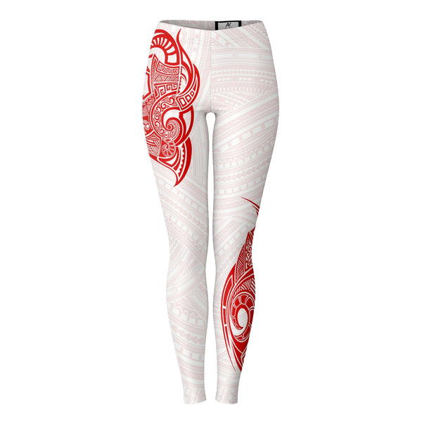 Polynesian Design Leggings Atikapu 00252-Leggings - AOP-Atikapu