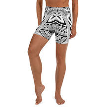 Polynesian Tribal Women's Yoga Shorts-Atikapu