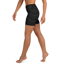 Polynesian Pattern Women's Yoga Shorts-Atikapu