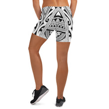 Polynesian Tribal Design Women's Regular Gym Shorts-Atikapu