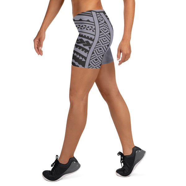 Polynesian Tattoo Design for Women's Gym Regular Shorts-Atikapu