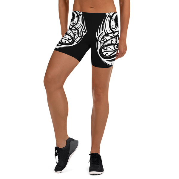 Maori Tattoo Design Women's Regular Gym Leggings-Atikapu
