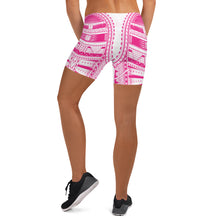 Samoan Tribal Women's Regular Gym Shorts Pink Color-Atikapu
