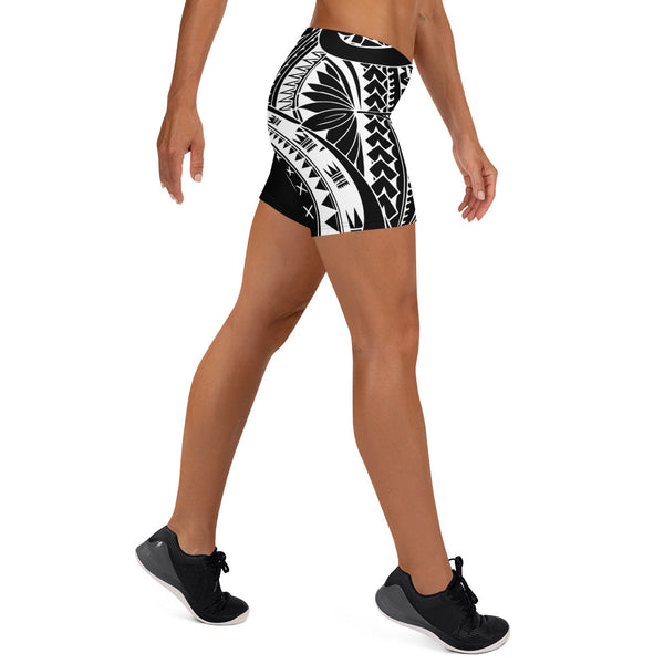 Maori Tattoo Design Women's Regular Gym Leggings 2-Atikapu