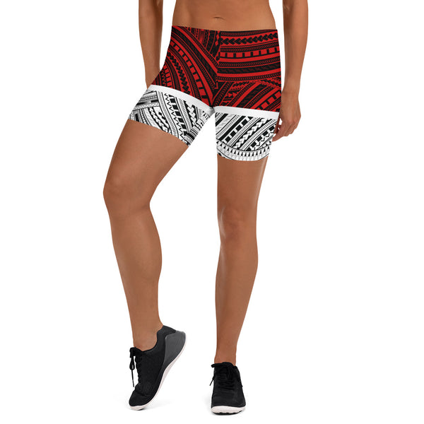 Polynesian Design Women's Regular Gym Shorts-Atikapu