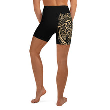 Polynesian Design Women's Yoga Shorts-Atikapu