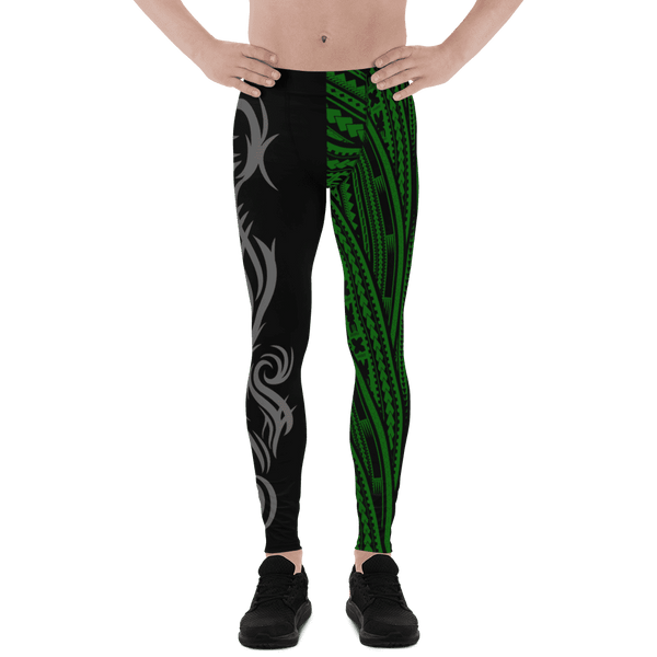 Atikapu 00089 - Men's Leggings Green-Atikapu