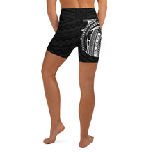 Polynesian Pattern Women's Yoga Shorts-Atikapu