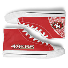 San Francisco 49ers High Top Shoes White