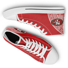 San Francisco 49ers High Top Shoes White