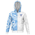 'Apifo'ou College Zip Hoodies-Fashion Zip-Up Hoodie - AOP-Atikapu