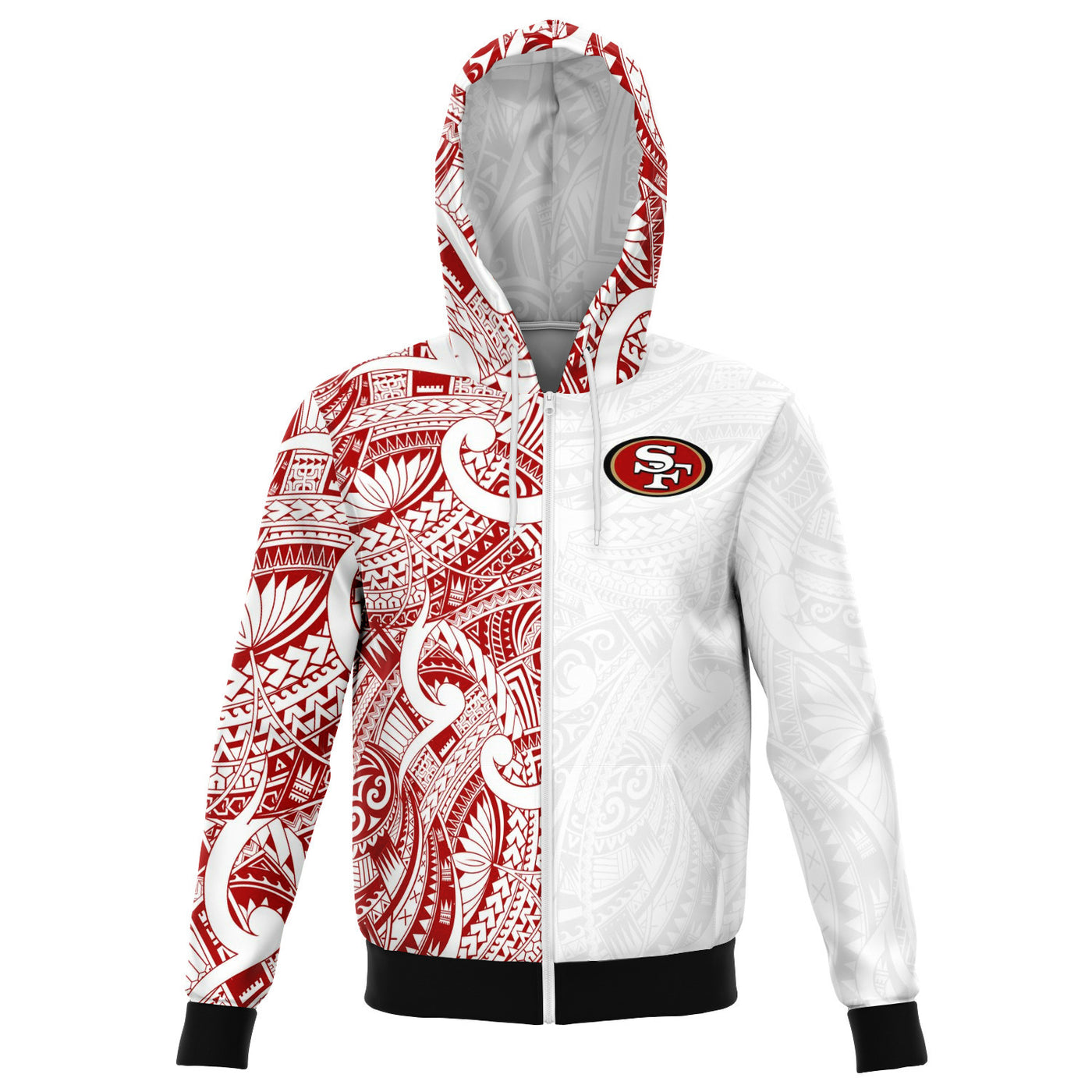 49ers zip up sweater
