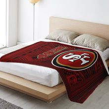 San Francisco 49ers Microfleece Blankets-Premium Microfleece Blanket - AOP-Atikapu
