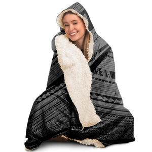 Polynesian Design Hooded Blanket 4-Hooded Blanket - AOP-Atikapu