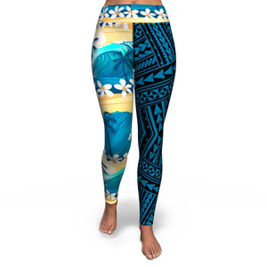 Polynesian Design 00267 High Waist Leggings-Yoga Leggings - AOP-Atikapu