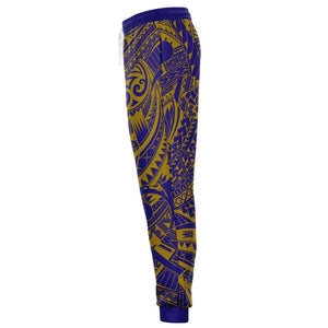 Baltimore Ravens Joggers - Polynesian Design Ravens Jogger-Fashion Jogger - AOP-Atikapu