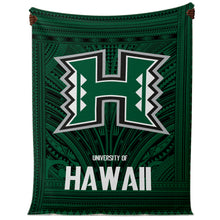 University of Hawaiʻi at Mānoa Microfleece Blankets-Premium Microfleece Blanket - AOP-Atikapu