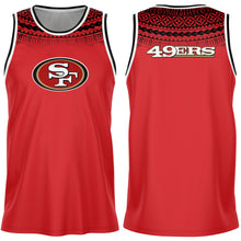 49ers Basketball Jersey - San Francisco 49ers Polynesian Basketball Jersey