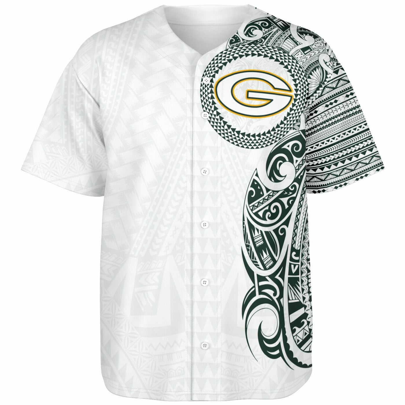 green bay packers baseball jersey