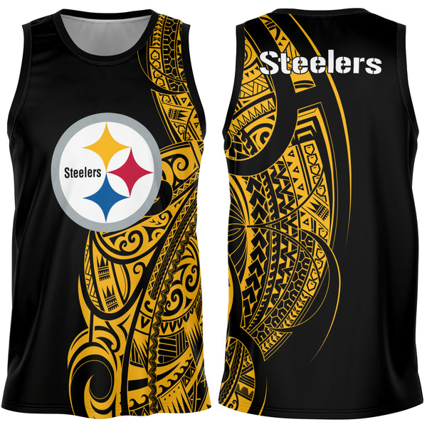 Pittsburgh Steelers Basketball Jersey Black