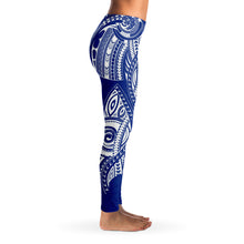Mix Polynesian Design Leggings-Leggings - AOP-Atikapu