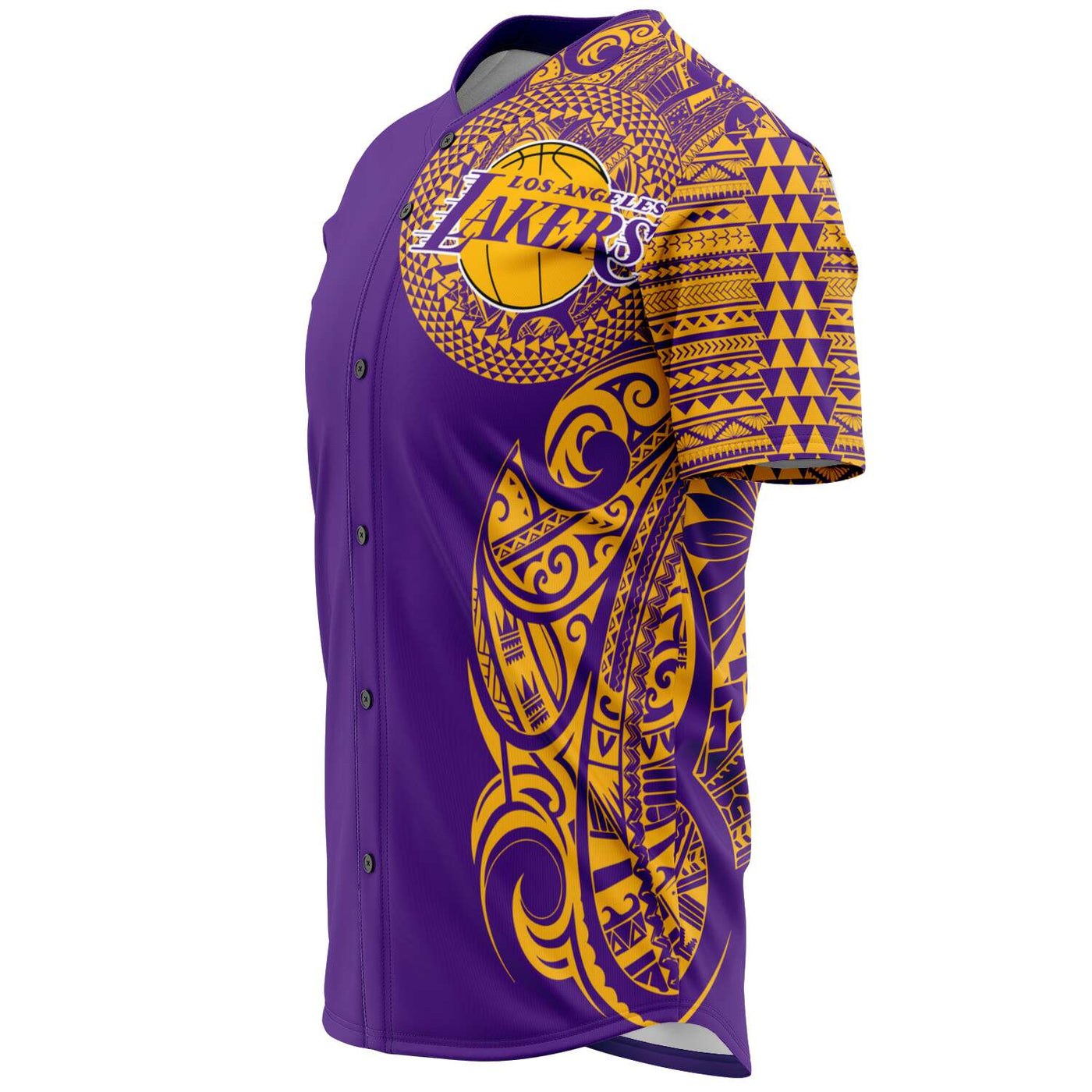 Men's Los Angeles Lakers Starter Purple Legacy Baseball Jersey