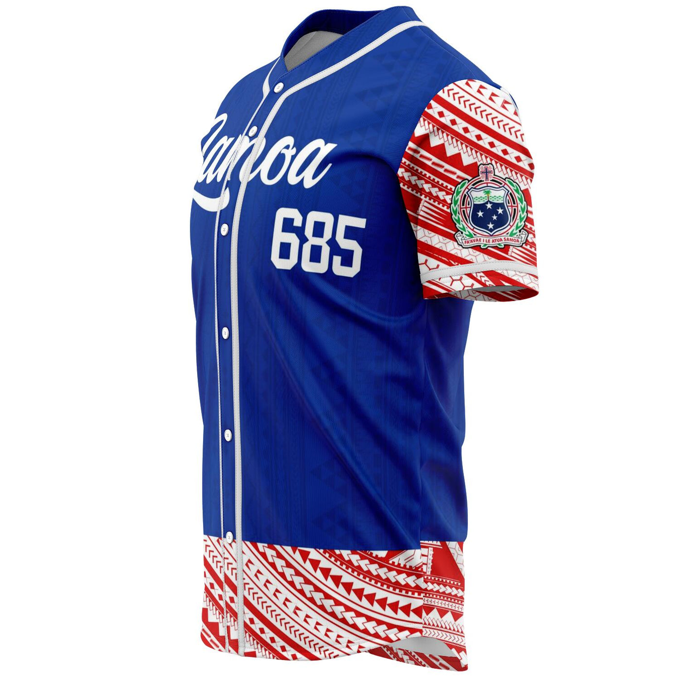 America # 1 Baseball Jersey (Red, White & Blue)