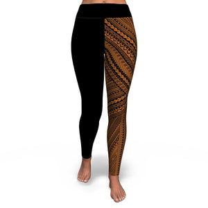 Polynesian Design 00128 High Waist Leggings-Yoga Leggings - AOP-Atikapu