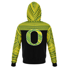 Polynesian Design Pullover Hoodie - Oregon Ducks-Fashion Hoodie - AOP-Atikapu