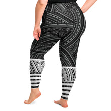 Polynesian Design Plus Size Leggings Atikapu 00278-Plus Size Legging - AOP-Atikapu