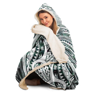 Polynesian Design Hooded Blanket 3-Hooded Blanket - AOP-Atikapu