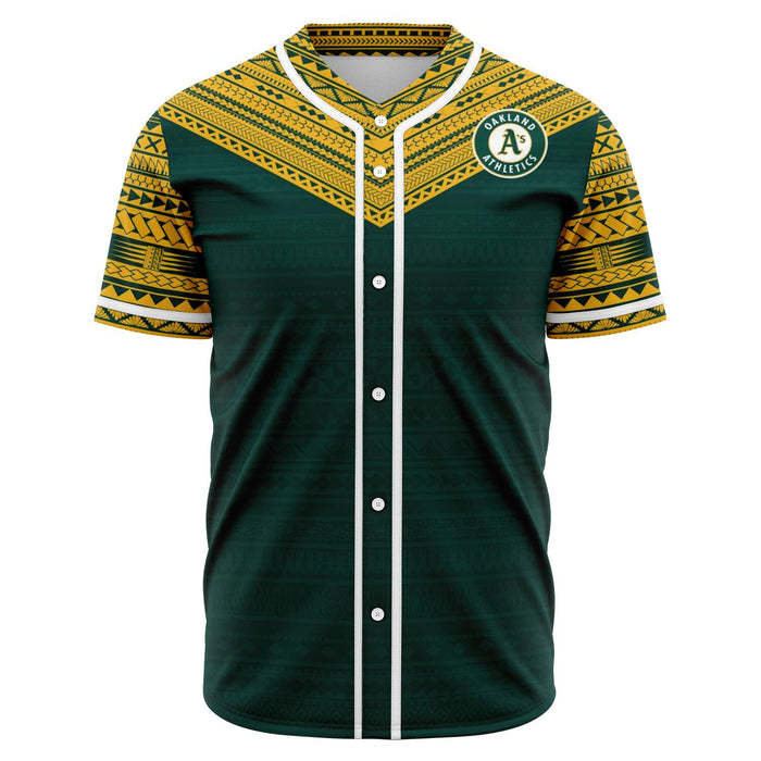 Polynesian Design Oakland Athletics Baseball Jersey