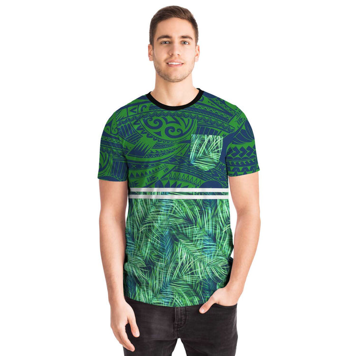 Polynesian Leaves Pocket T-shirts