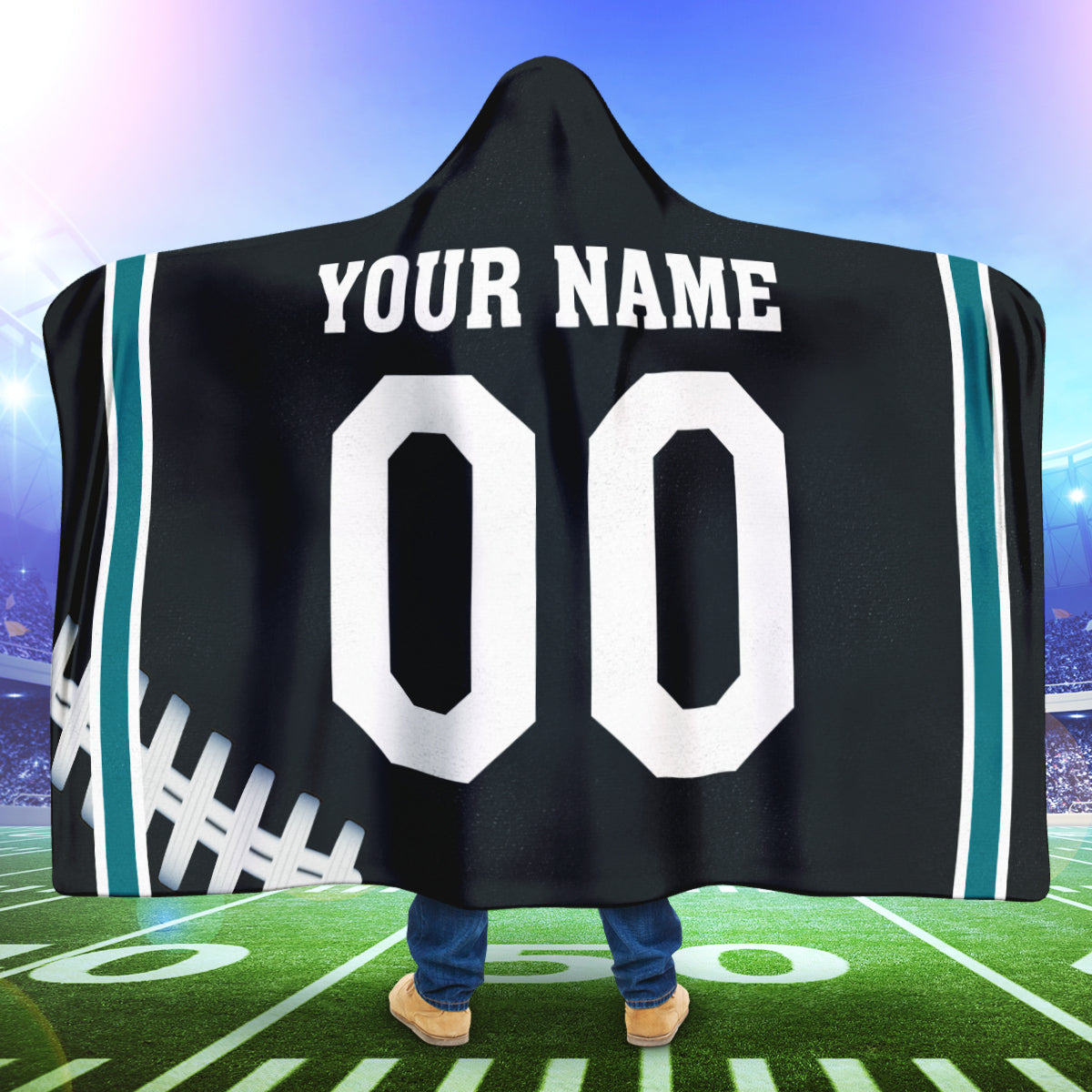 Custom Name Jacksonville Jaguars Legends Fleece Blanket - Torunstyle