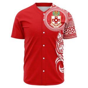 Kolisi Tonga Baseball Jersey - Atele Shirts-Baseball Jersey - AOP-Atikapu