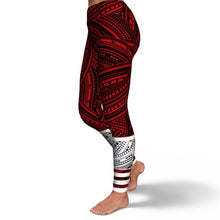 Polynesian Design 00265 High Waist Leggings-Yoga Leggings - AOP-Atikapu