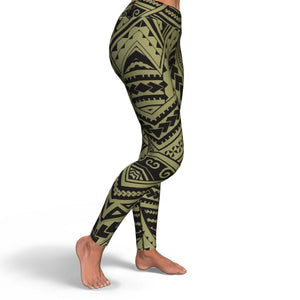 Polynesian Design 00260 High Waist Leggings-Yoga Leggings - AOP-Atikapu