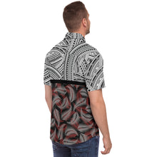 Polynesian Design Shirt Atikapu 00281-Short Sleeve Button Down Shirt - AOP-Atikapu