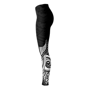 Mix Polynesian Design Leggings 1-Leggings - AOP-Atikapu