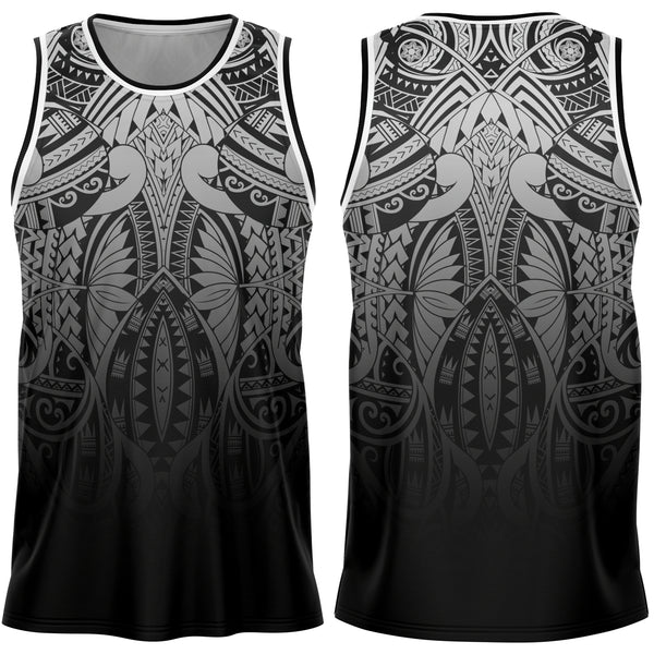 Polynesian Design Basketball Jersey