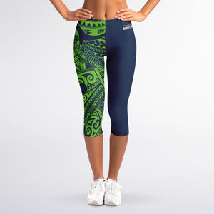 Seattle Seahawks Capri Leggings