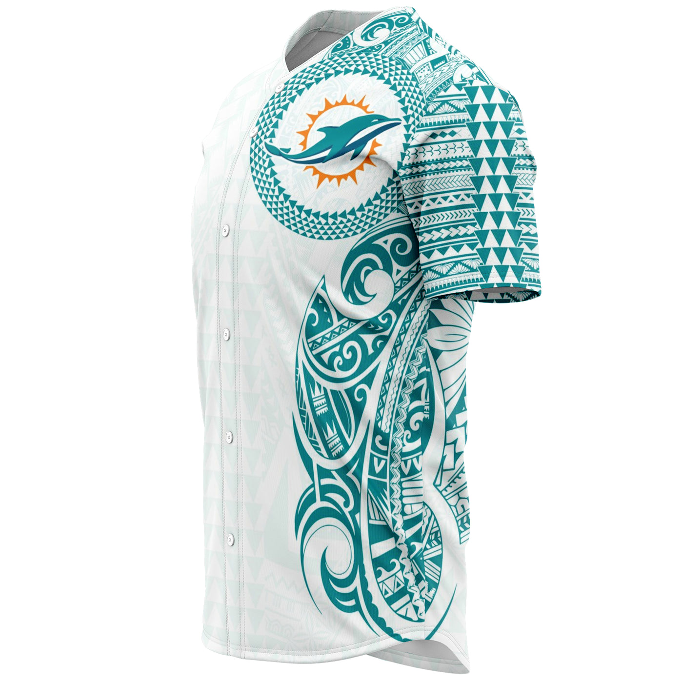 Customized Miami Dolphins Baseball Jersey Shirt in 2023