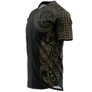 Kansas City Chiefs Shirt - Polynesian Design Chiefs Shirt-Baseball Jersey - AOP-Atikapu