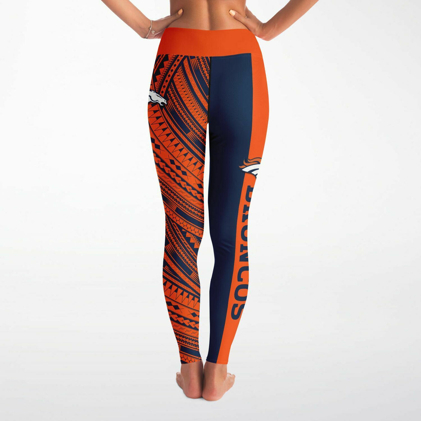 women's denver broncos leggings