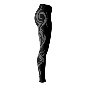 Atikapu Polynesian Design Leggings-Leggings - AOP-Atikapu