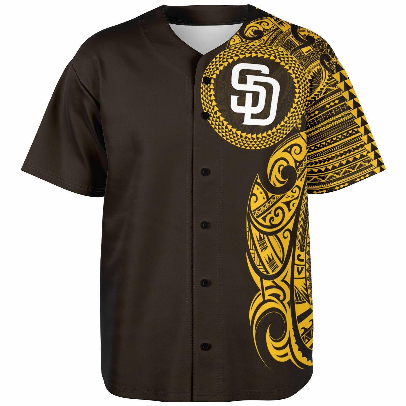 San Diego Padres Black Gold & White Gold Custom Jersey - All