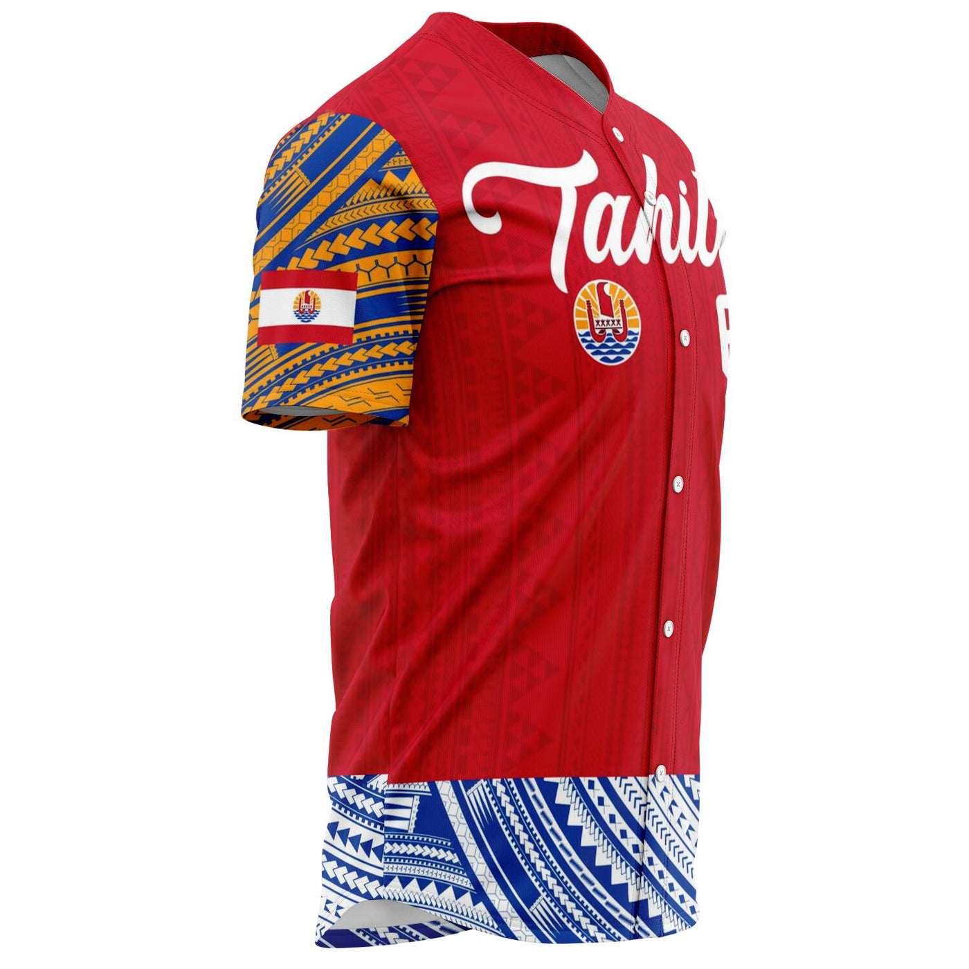 Polynesian Design Baseball Jerseys - Atikapu 00319